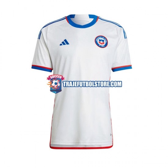 Camiseta 2ª Chile Hombre 2022 Manga Corta
