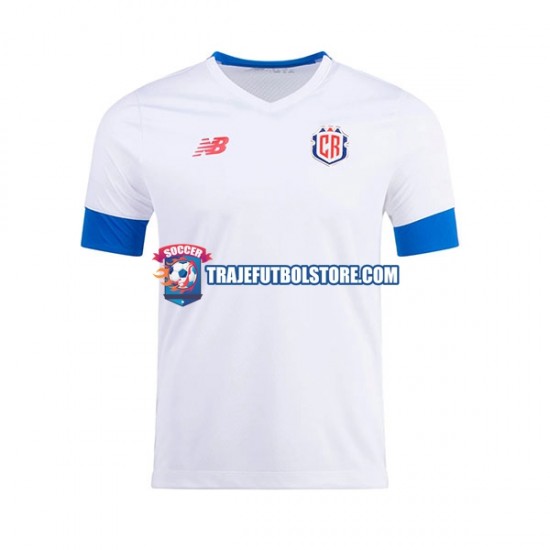 Camiseta 2ª Costa Rica Hombre Copa Mundial 2022 Manga Corta