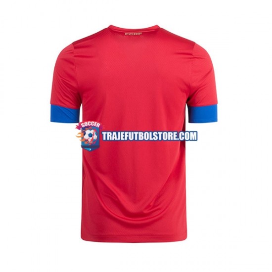 Camiseta 1ª Costa Rica Hombre Copa Mundial 2022 Manga Corta