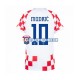 Camiseta 1ª Croacia Modrić 10 Hombre Copa Mundial 2022 Manga Corta