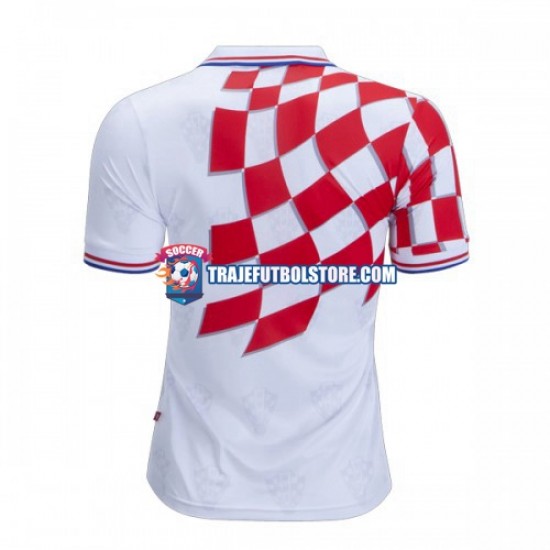Camiseta 1ª Croacia Retro Hombre 1998 Manga Corta