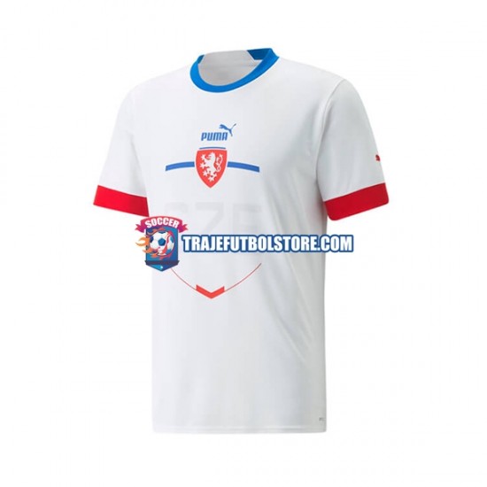 Camiseta 2ª República Checa Hombre 2022 Manga Corta
