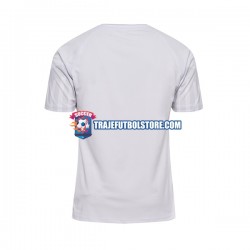 Camiseta 2ª Dinamarca Hombre Copa Mundial 2022 Manga Corta