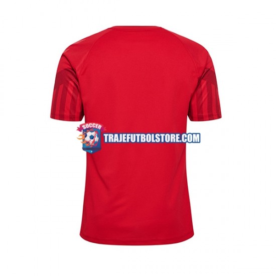 Camiseta 1ª Dinamarca Hombre Copa Mundial 2022 Manga Corta