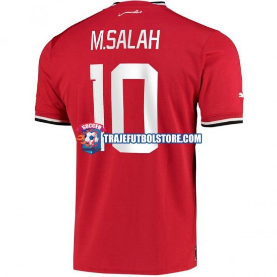 Camiseta 1ª Egipto M.Salah 10 Hombre 2022 Manga Corta