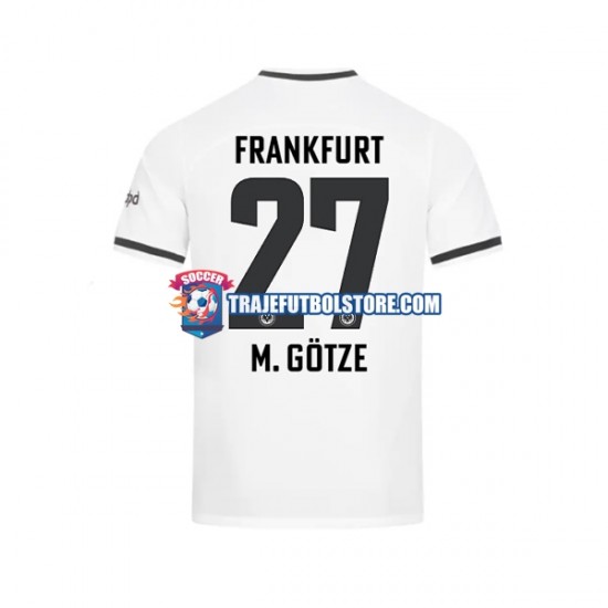 Camiseta 1ª Eintracht Frankfurt Mario Gotze Hombre 2022-2023 Manga Corta