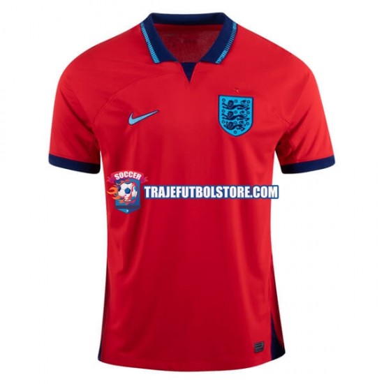 Camiseta 2ª Inglaterra Hombre Copa Mundial 2022 Manga Corta