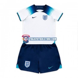 Camiseta 1ª Inglaterra Niño Copa Mundial 2022 Manga Corta
