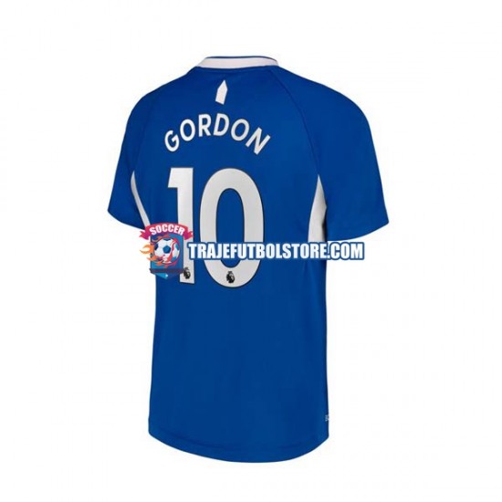 Camiseta 1ª Everton Gordon 10 Hombre 2022-2023 Manga Corta