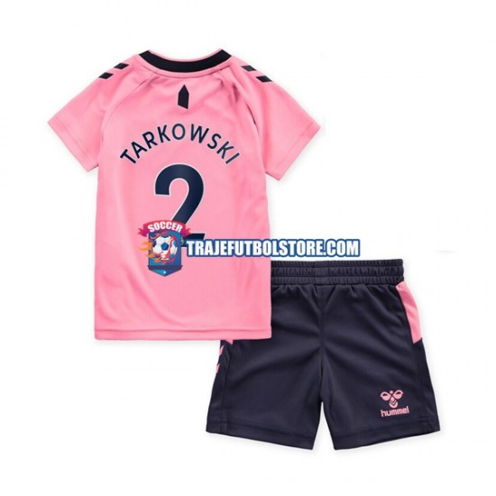 Camiseta 2ª Everton James Tarkowski 2 Niño 2022-2023 Manga Corta