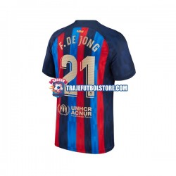 Camiseta 1ª FC Barcelona Frenkie de Jong 21 Hombre 2022-2023 Manga Corta