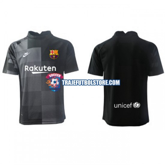 Camiseta 2ª FC Barcelona Portero Hombre 2021-2022 Manga Corta