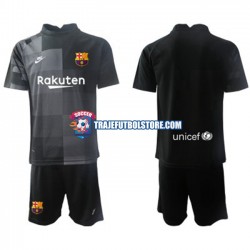 Camiseta 2ª FC Barcelona Portero Niño 2021-2022 Manga Corta