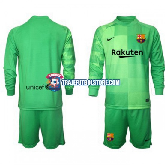 Camiseta 3ª FC Barcelona Portero Niño 2021-2022 ML