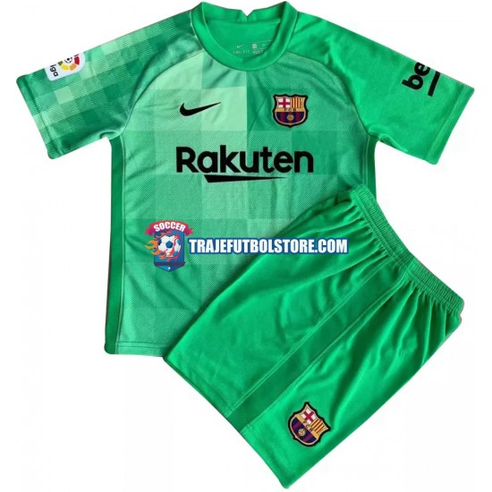 Camiseta 3ª FC Barcelona Portero Niño 2021-2022 Manga Corta