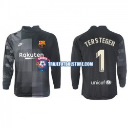 Camiseta 2ª FC Barcelona Ter Stegen 1 Portero Hombre 2021-2022 ML