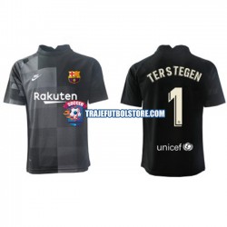 Camiseta 2ª FC Barcelona Ter Stegen 1 Portero Hombre 2021-2022 Manga Corta