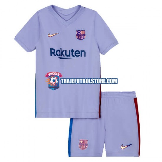 Camiseta 2ª FC Barcelona Niño 2021-2022 Manga Corta