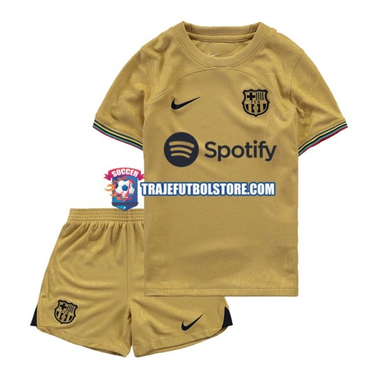 Camiseta 2ª FC Barcelona Niño 2022-2023 Manga Corta