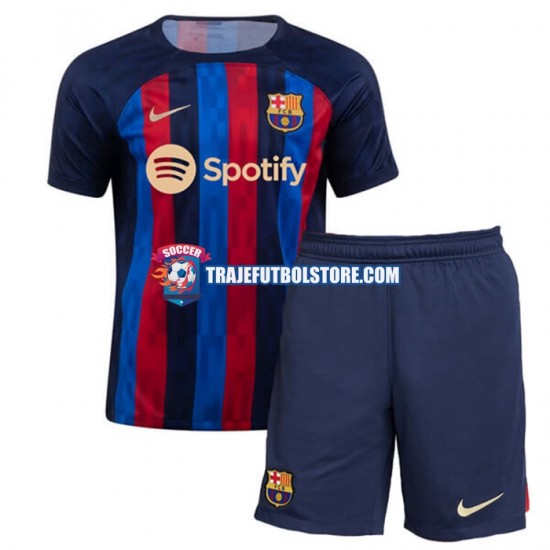 Camiseta 1ª FC Barcelona Niño 2022-2023 Manga Corta