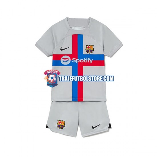 Camiseta 3ª FC Barcelona Niño 2022-2023 Manga Corta
