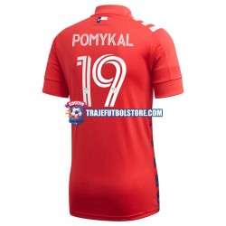 Camiseta 1ª FC Dallas Paxton Pomykal 19 2021 Hombre Manga Corta
