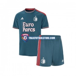 Camiseta 2ª Feyenoord Rotterdam Niño 2022-2023 Manga Corta