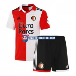 Camiseta 1ª Feyenoord Rotterdam Niño 2022-2023 Manga Corta