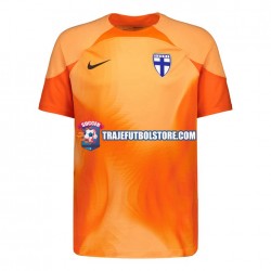 Camiseta 1ª Finlandia Portero Hombre 2022 Manga Corta