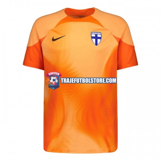 Camiseta 1ª Finlandia Portero Hombre 2022 Manga Corta