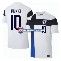 Camiseta 1ª Finlandia Teemu Pukki 10 Euro 2020 Hombre Manga Corta