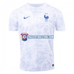 Camiseta 2ª Francia Hombre Copa Mundial 2022 Manga Corta