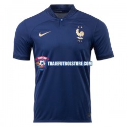 Camiseta 1ª Francia Hombre Copa Mundial 2022 Manga Corta