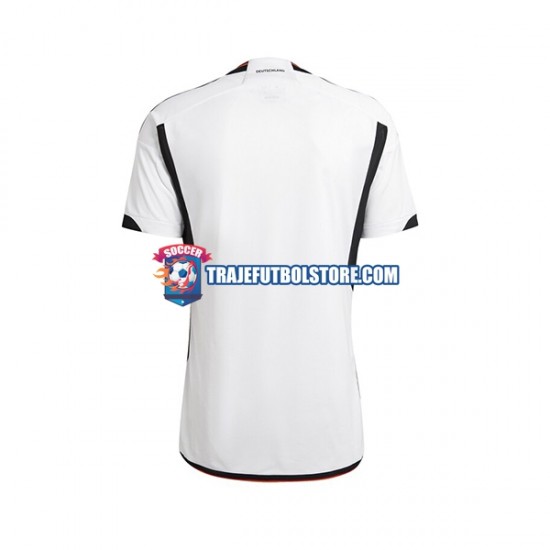 Camiseta 1ª Alemania Hombre Copa Mundial 2022 Manga Corta