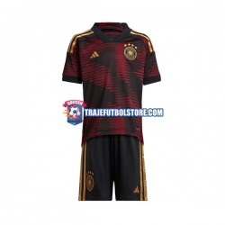 Camiseta 2ª Alemania Niño Copa Mundial 2022 Manga Corta