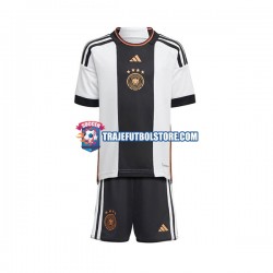 Camiseta 1ª Alemania Niño Copa Mundial 2022 Manga Corta