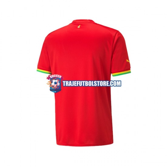 Camiseta 2ª Ghana Hombre Copa Mundial 2022 Manga Corta