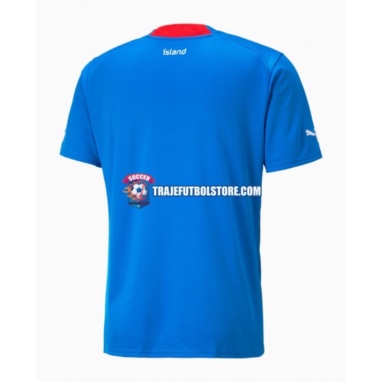 Camiseta 1ª Islandia Hombre 2022 Manga Corta