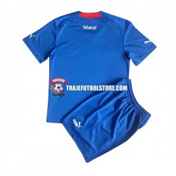 Camiseta 1ª Islandia Niño 2022 Manga Corta