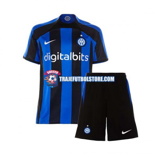 Camiseta 1ª Inter Milan Niño 2022-2023 Manga Corta
