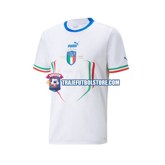 Camiseta 2ª Italia Hombre 2022-2023 Manga Corta