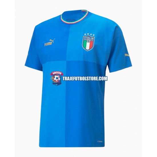 Camiseta 1ª Italia Hombre 2022 Manga Corta