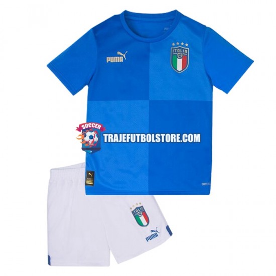 Camiseta 1ª Italia Niño 2022 Manga Corta
