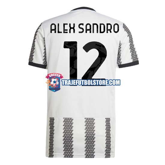 Camiseta 1ª Juventus Alex Sandro 12 Hombre 2022-2023 Manga Corta