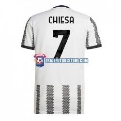 Camiseta 1ª Juventus Chiesa 7 Hombre 2022-2023 Manga Corta