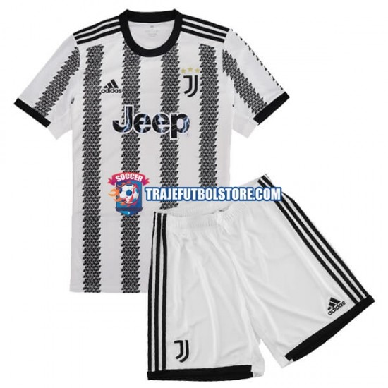 Camiseta 1ª Juventus Niño 2022-2023 Manga Corta