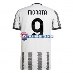 Camiseta 1ª Juventus Morata 9 Hombre 2022-2023 Manga Corta