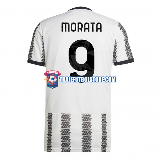 Camiseta 1ª Juventus Morata 9 Hombre 2022-2023 Manga Corta