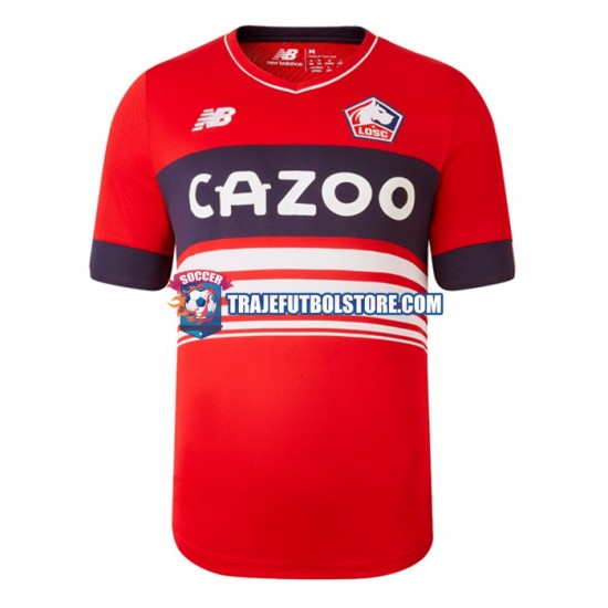Camiseta 1ª LOSC Lille Hombre 2022-2023 Manga Corta