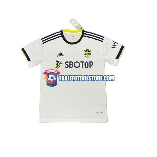 Camiseta 1ª Leeds United Hombre 2022-2023 Manga Corta